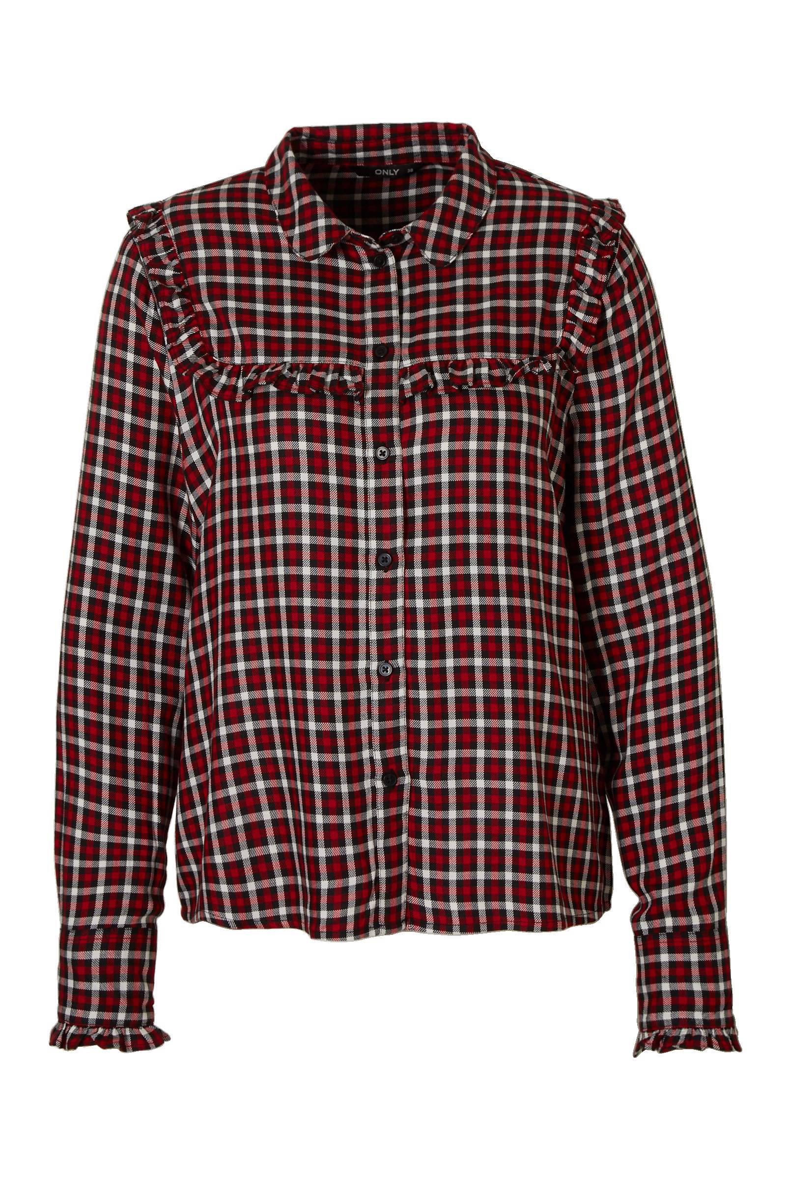 rood zwart geblokte blouse dames rood zwart geblokte blouse dames